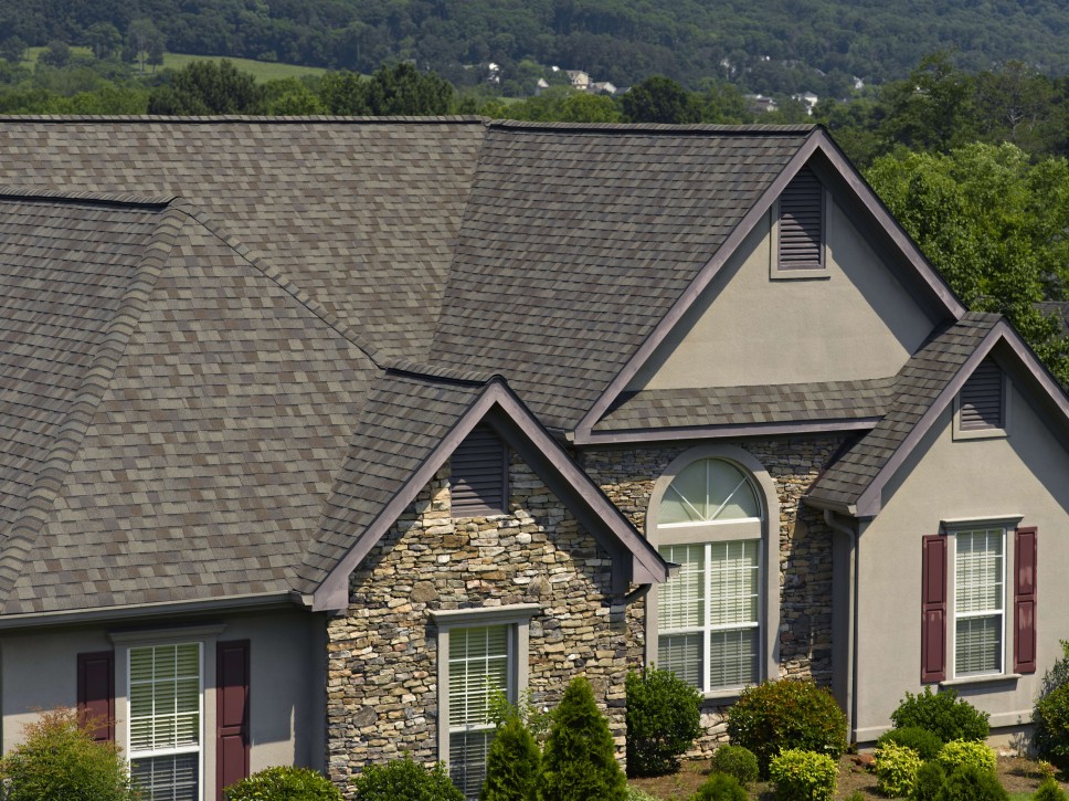 An upscale home, bearing a high-quality roof that has benefitted from dedicated roofing maintenance.